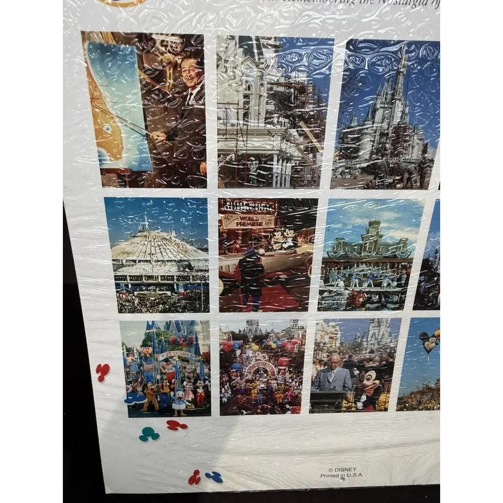 Walt Disney World 25th Anniversary Calendar 1996 New Sealed! Real Park Photo!
